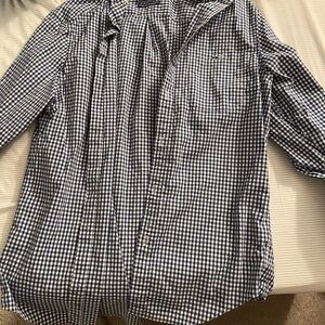 Men's Blue Checkered Shirt